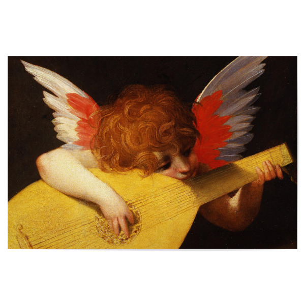 Poster 30x20 cm "Musizierender Engel" artboxONE - Für Kinder,Musik