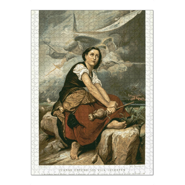 Puzzle Ravensburger "Jeanne d' Arc painting" artboxONE - Natur,Menschen - Malerei,Gemälde,Kunst,Frau,Woman,Female,Natur,Nature,Menschen