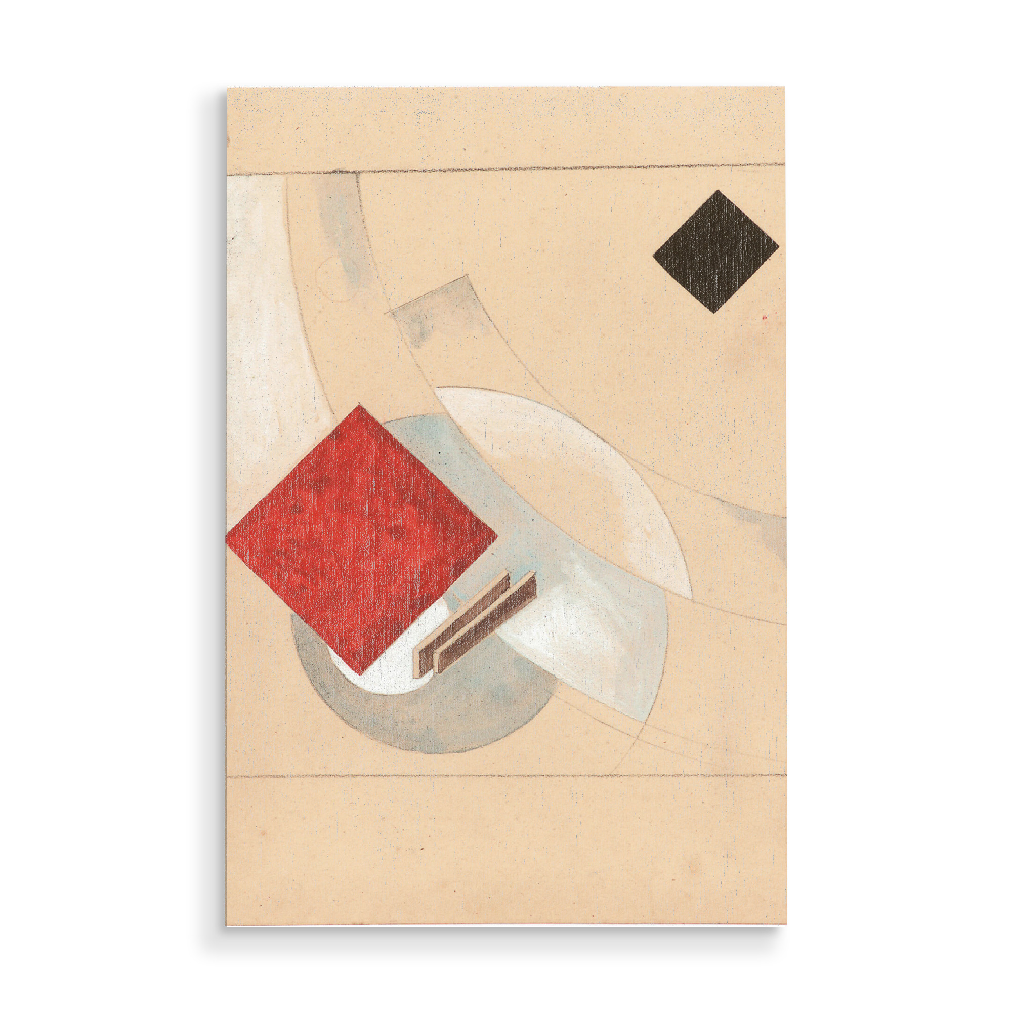 Holzbild "Geschichte der 2. Quadrate" artboxONE - Abstrakt,Geometrie - El lissitzky,Abstract,Abstrakt,Shapes,Geometrie,Geometry,Formen,Quadrate