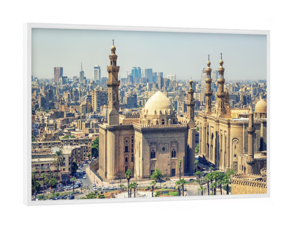 Poster mit weißem Rahmen "Cairo City" artboxONE - Städte,Reise,Architektur,Reise / Afrika,Reise / Länder