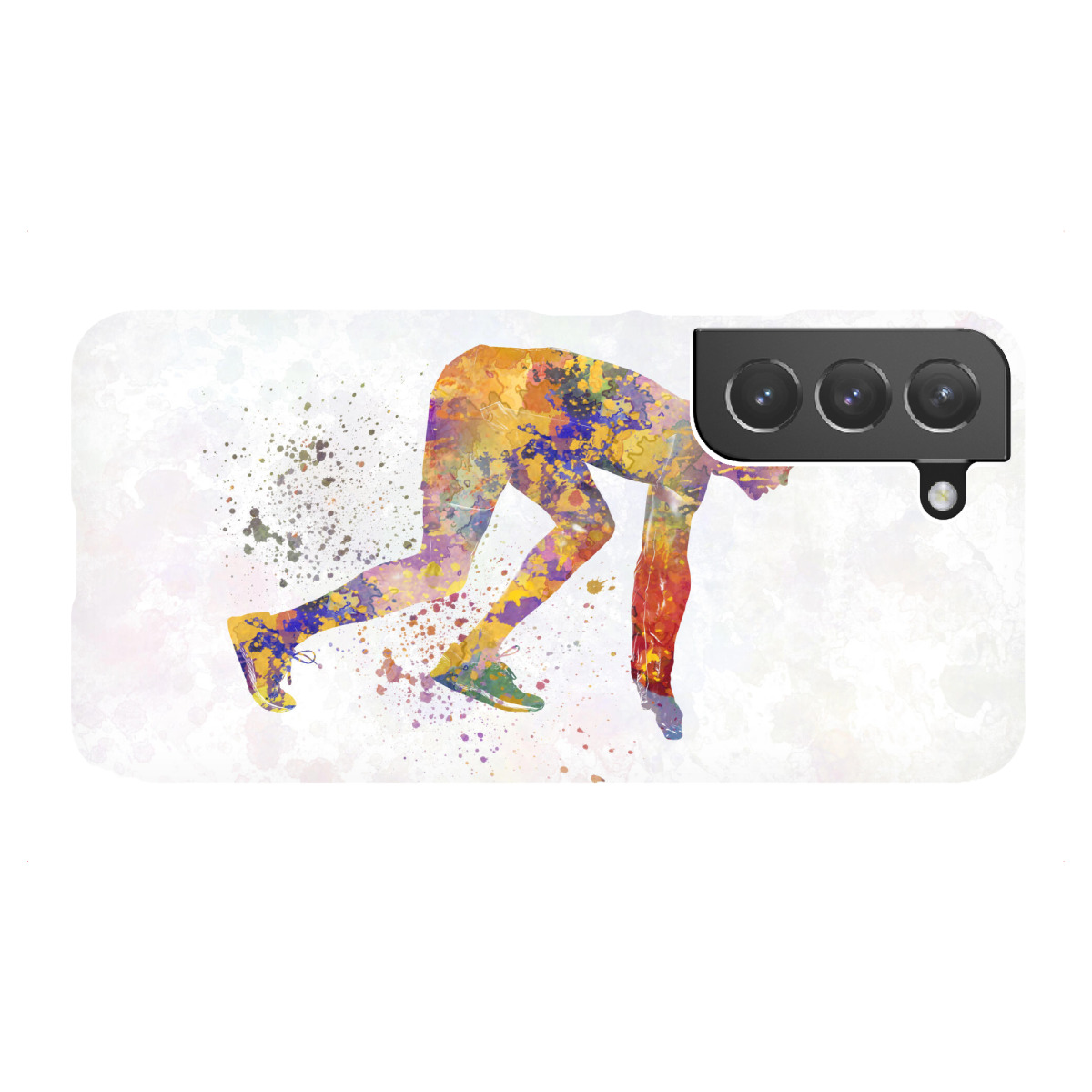 "Runner in watercolor"für Samsung Galaxy - Premium-Case Handyhülle artboxONE