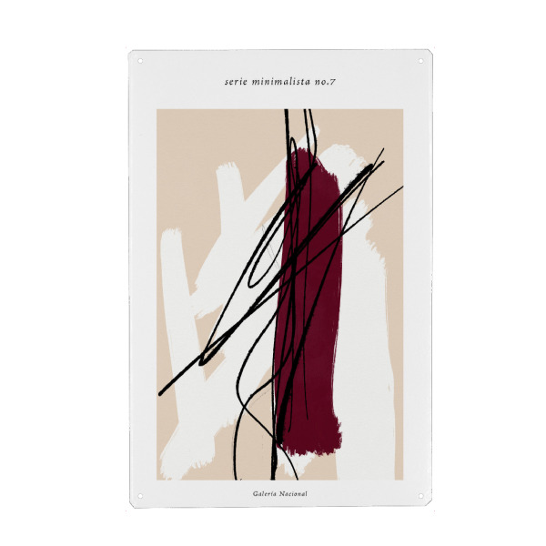 Holzbild "Serie minimalista no.seven" artboxONE - Abstrakt,Geometrie