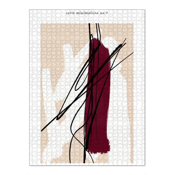 Puzzle Ravensburger "Serie minimalista no.seven" artboxONE - Abstrakt,Geometrie
