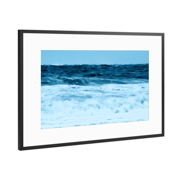 Poster mit Rahmen Schwarz (Metallic) "Veerse Meer" artboxONE - Natur,Reise,Reise / Strand und Meer,Reise / Länder
