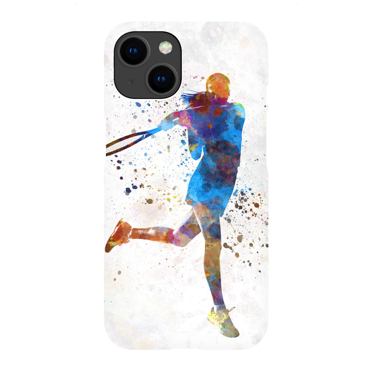 iPhone "Watercolor tennis player-k" Premium-Case Handyhülle artboxONE