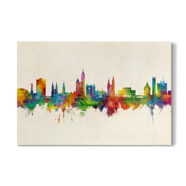 Galerie-Print "Braunschweig Skyline Urban" 30x20 cm artboxONE