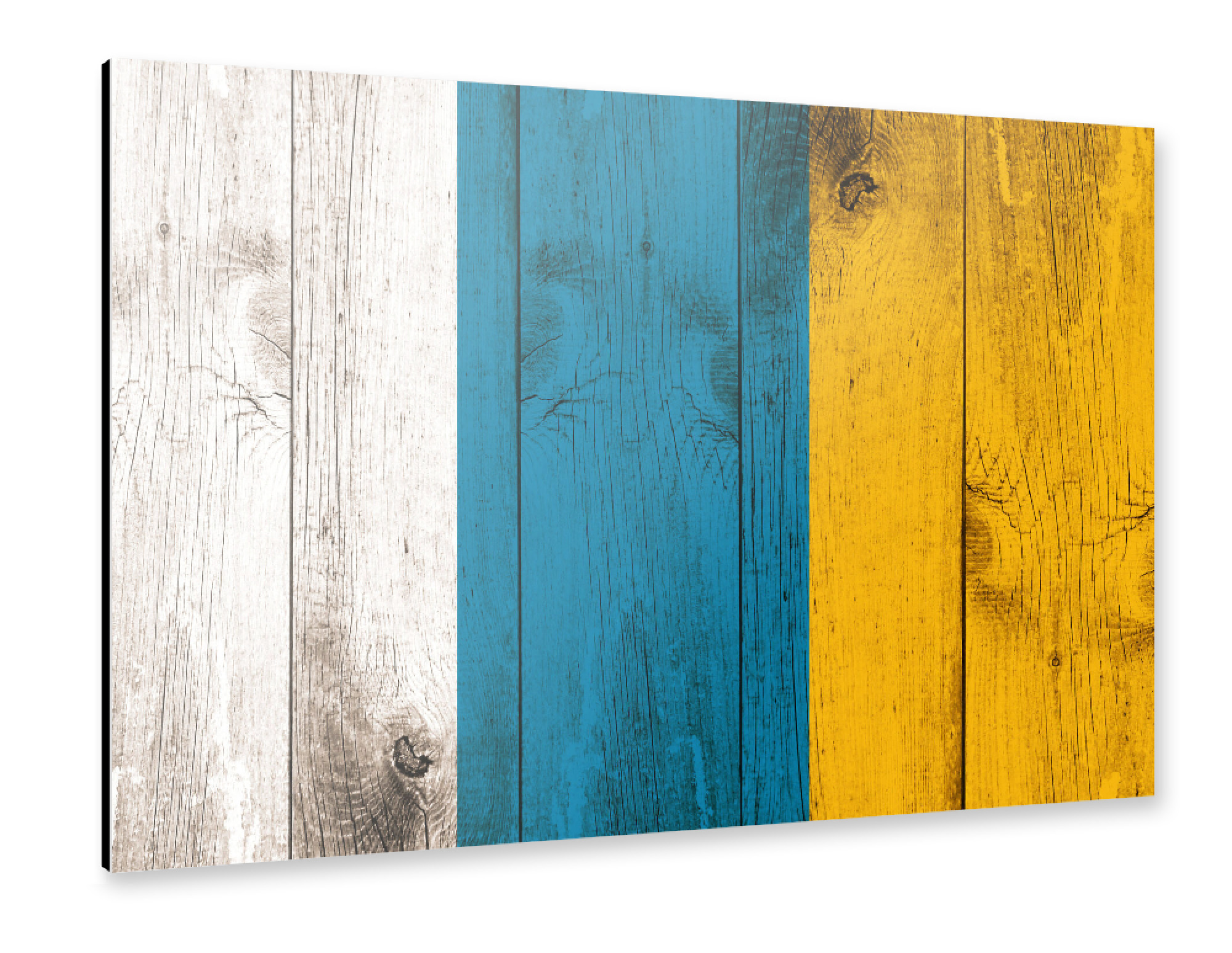 Alu-Dibond "Kanaren Flagge" 75x50 cm artboxONE