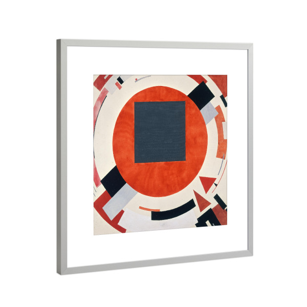 Poster mit Rahmen Silber "Proun" artboxONE - Abstrakt,Geometrie - El lissitzky