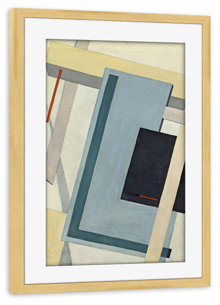 Poster mit Rahmen kiefer "Proun 4 B. | Proun 4 B" artboxONE - Abstrakt,Geometrie