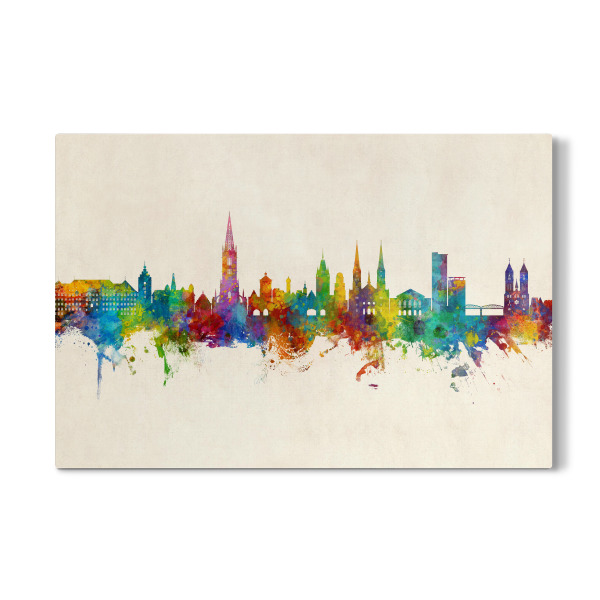 Galerie-Print "Freiburg Germany Skyline Urban" 30x20 cm artboxONE