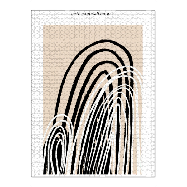 Puzzle Ravensburger "Serie minimalista no.one" artboxONE - Abstrakt,Geometrie