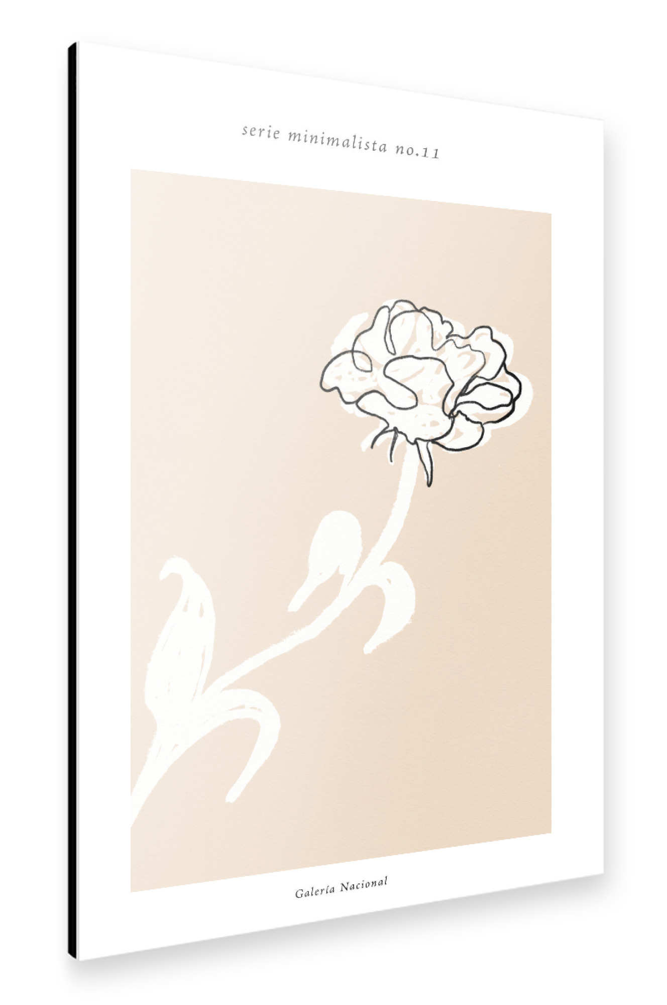 Alu-Dibond "Serie minimalista no.eleven" 75x50 cm artboxONE