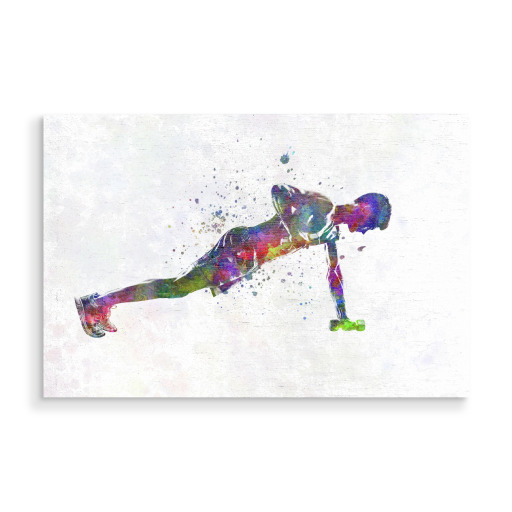 Fitness in watercolor-j Fitness in watercolor-j