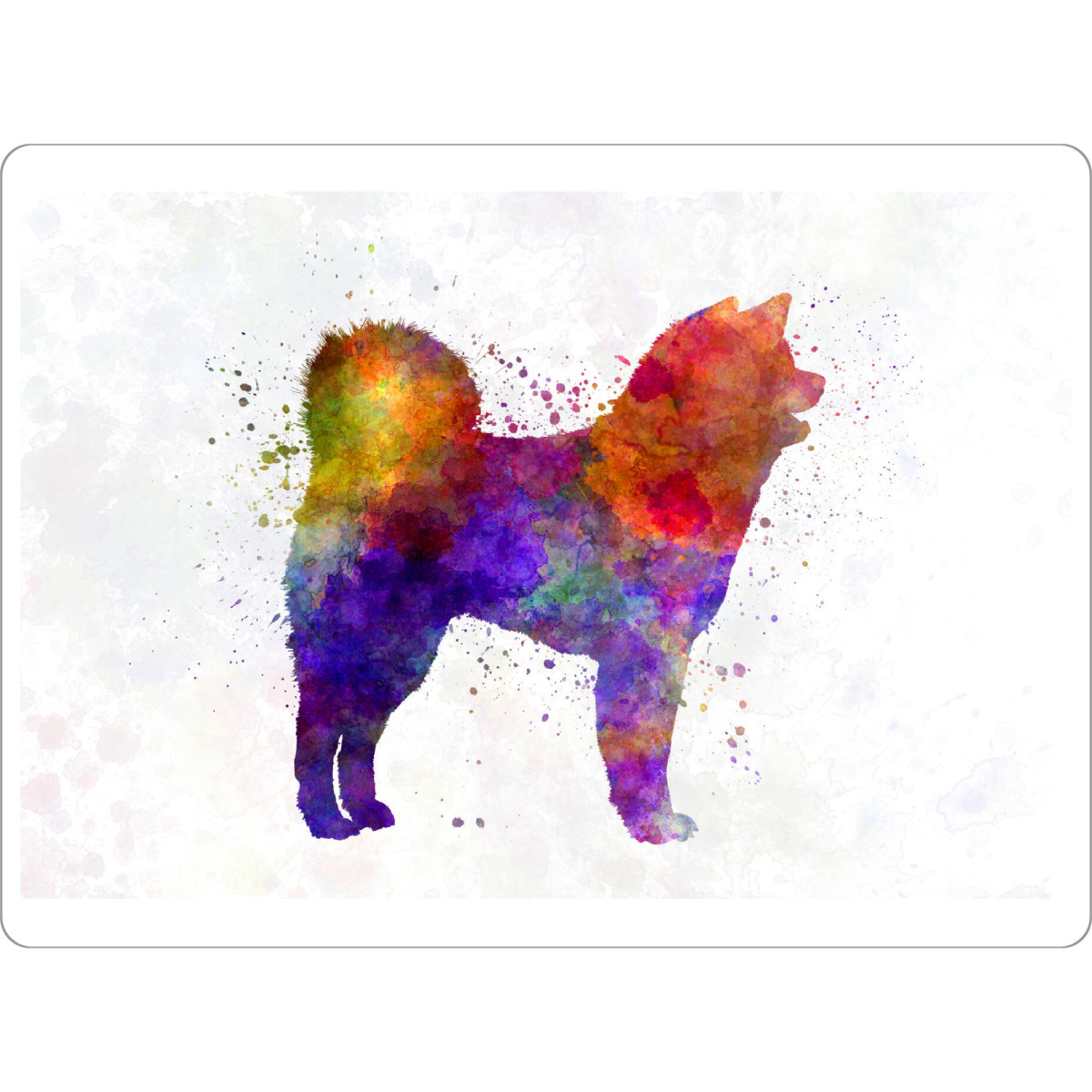 Tischset "Akita Inu dog in watercolor" artboxONE - Tiere