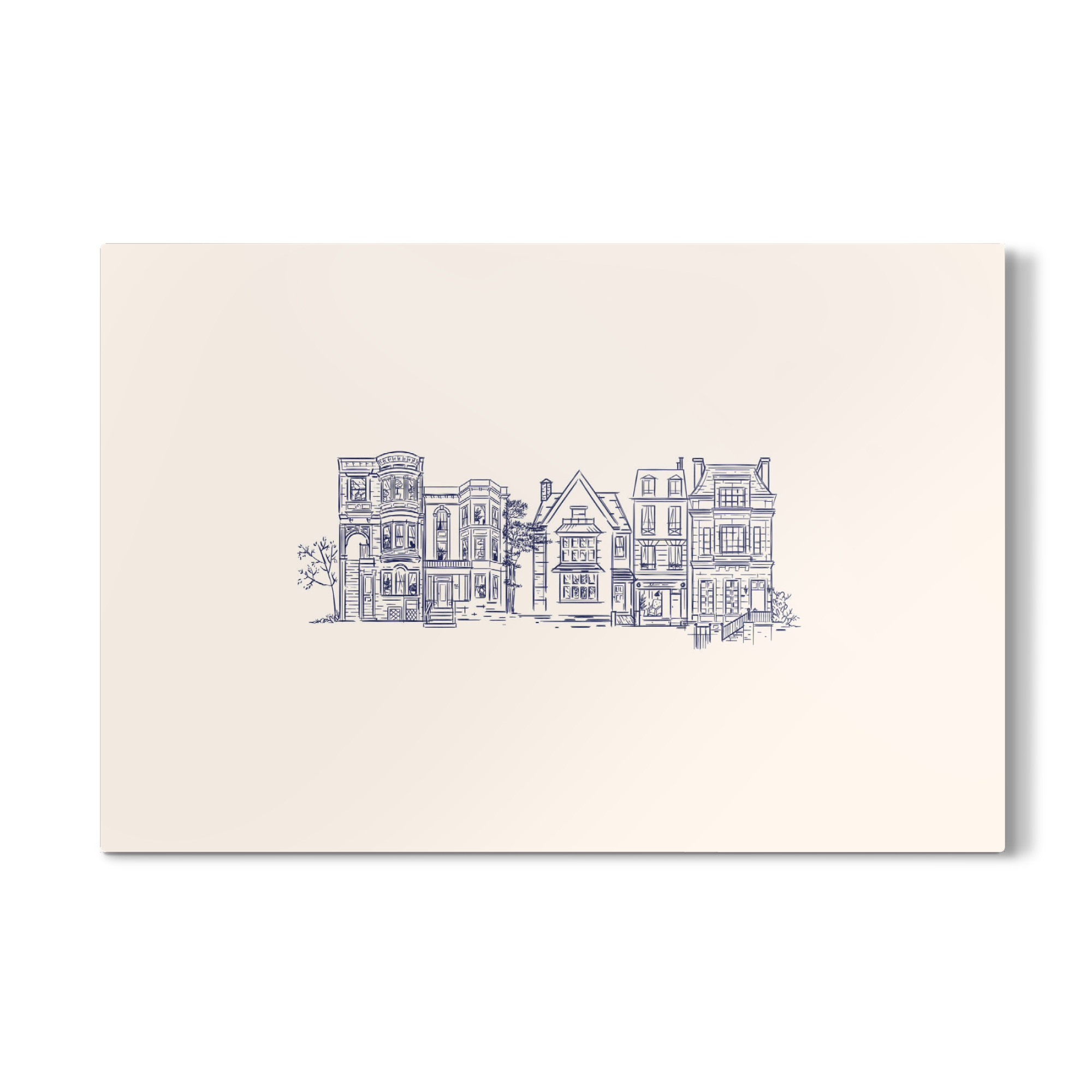 Galerie-Print "House victorian old beige" 30x20 cm artboxONE