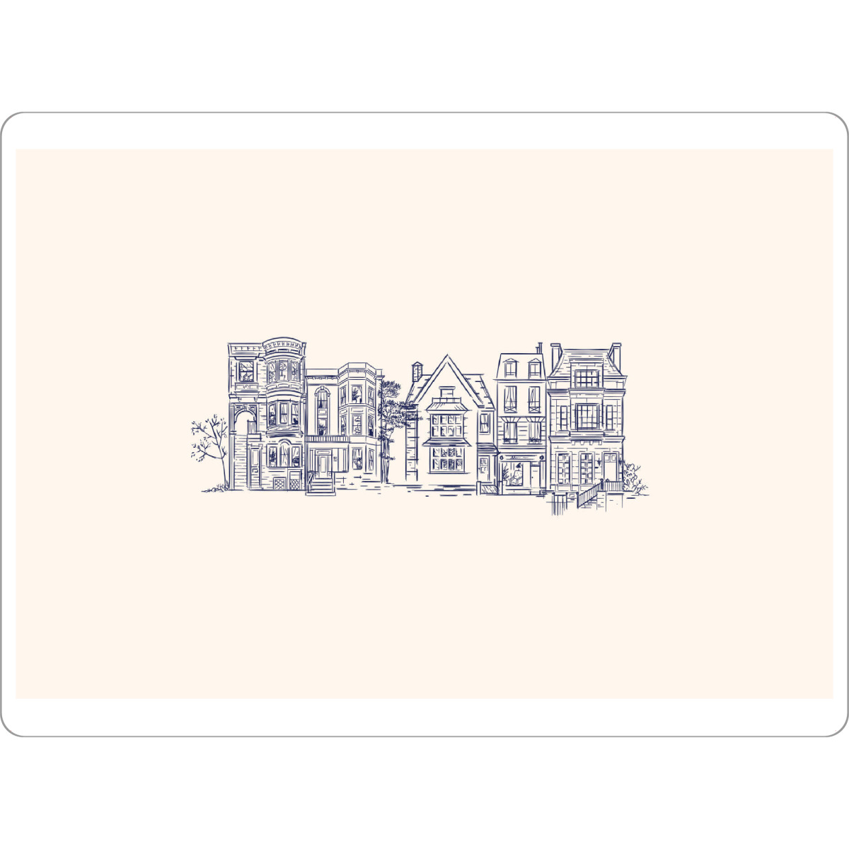 Tischset "House victorian old beige" artboxONE - Städte,Architektur