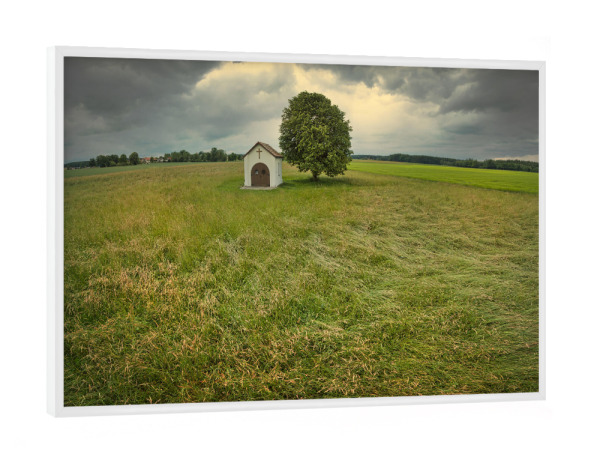 Poster mit weißem Rahmen "Stürmische Zeiten" artboxONE - Natur,Architektur