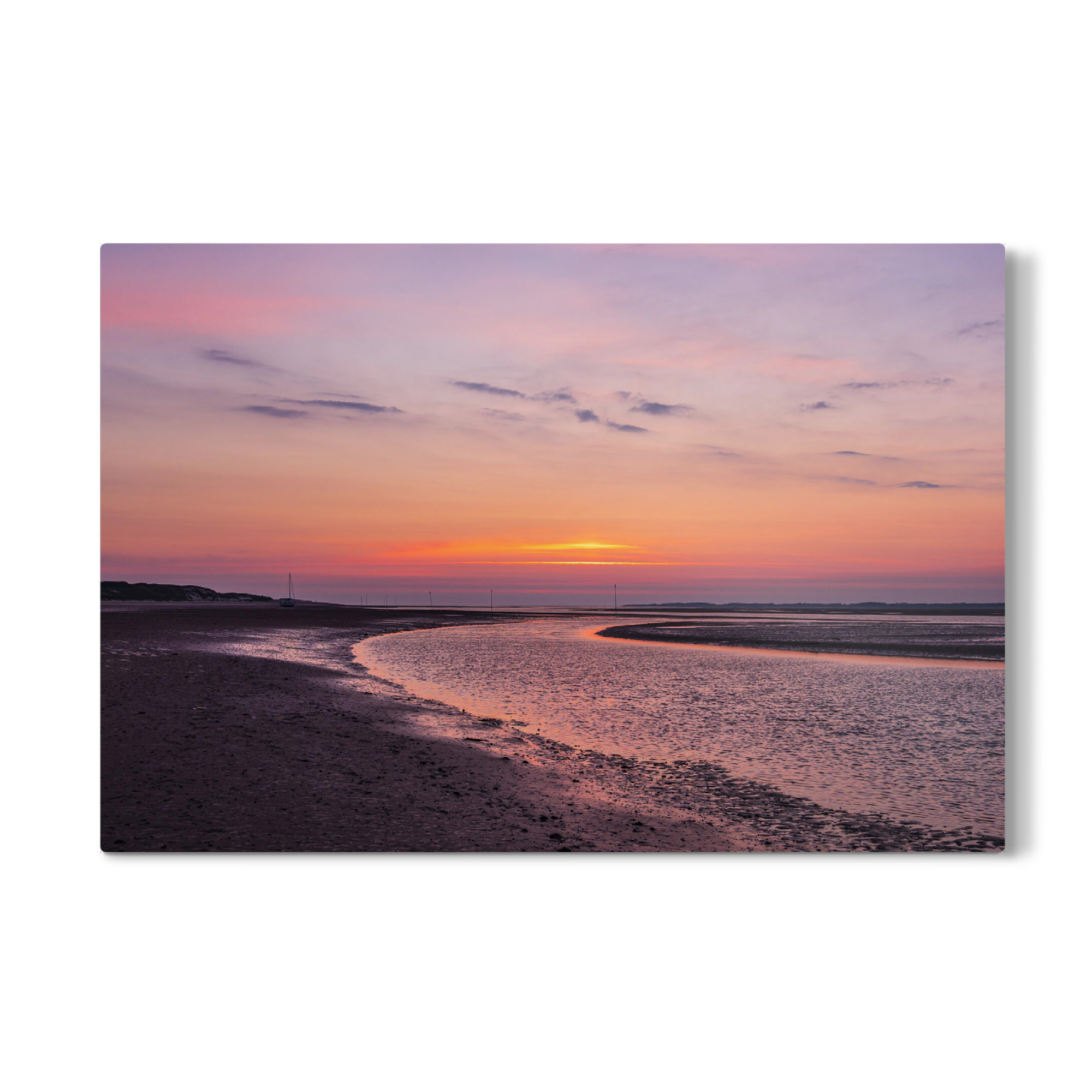 Galerie-Print "Sonnenaufgang und Wattenmeer" 30x20 cm artboxONE