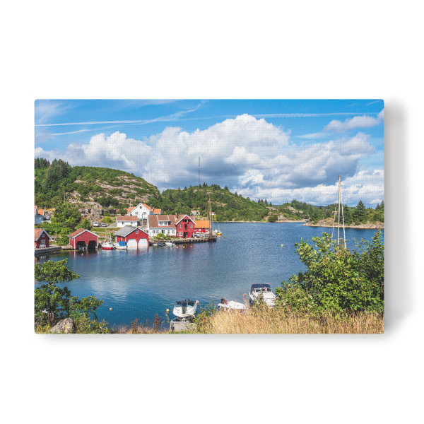Leinwandbild "Farestad in Norwegen" artboxONE - Natur,Reise,Architektur,Reise / Strand und Meer,Reise / Länder