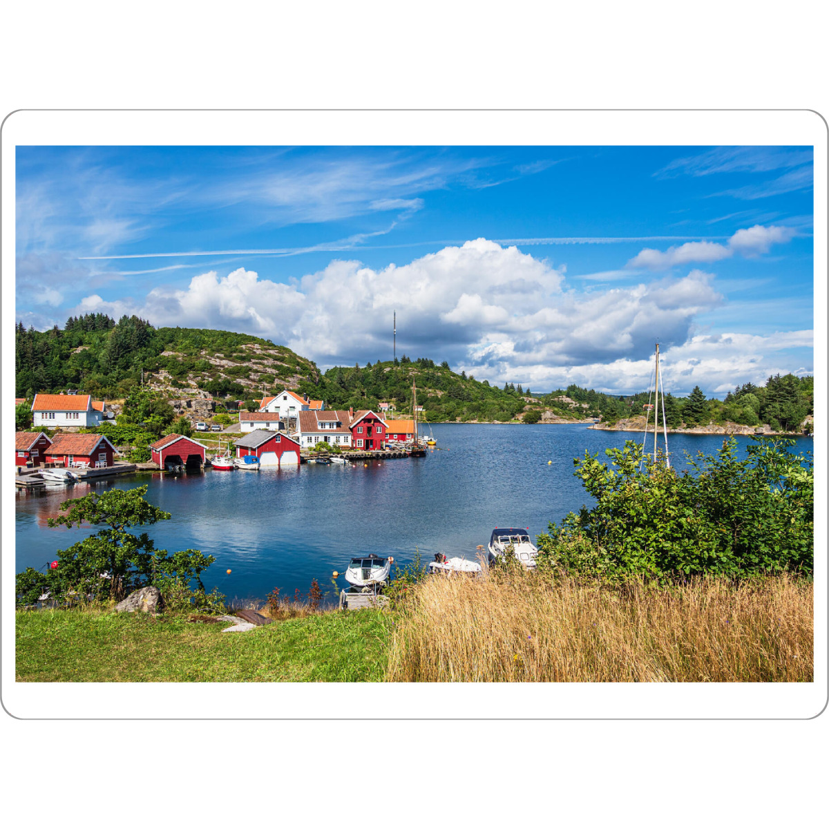 Tischset "Farestad in Norwegen" artboxONE - Natur,Reise,Architektur,Reise / Strand und Meer,Reise / Länder