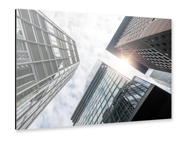 Alu-Dibond "Frankfurt Buildings" 30x20 cm artboxONE