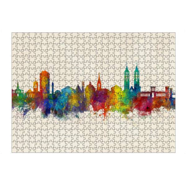 artboxONE Puzzle "Kassel Germany Skyline Urban" artboxONE - Städte