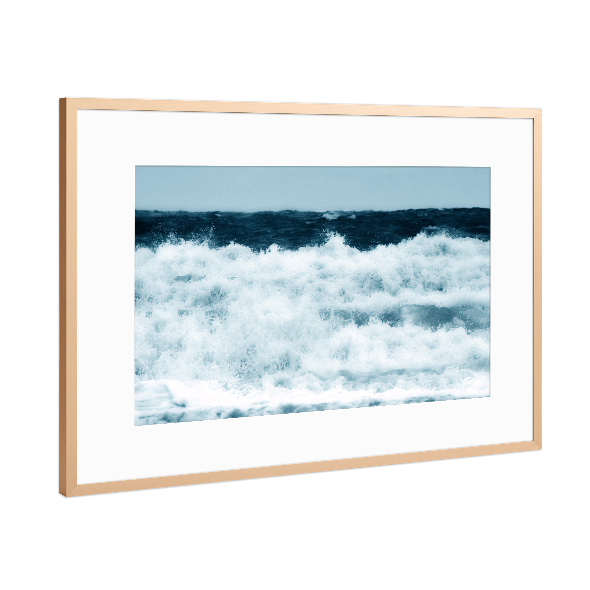 Poster mit Rahmen Kupfer "Nordsee Zeeland" artboxONE - Natur,Reise,Reise / Strand und Meer,Reise / Länder