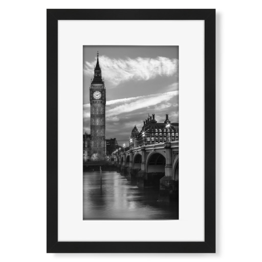 Abends an der Westminster Bridge