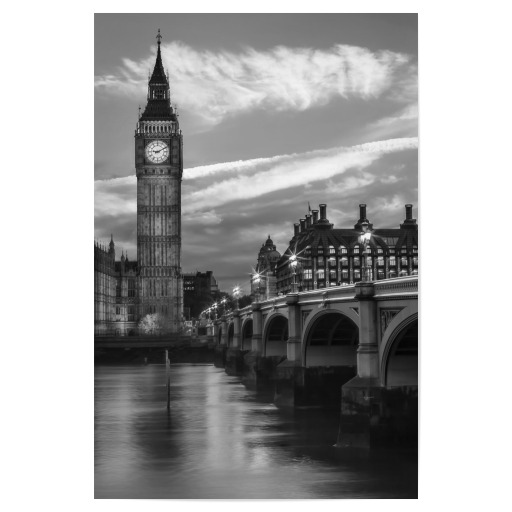 Abends an der Westminster Bridge