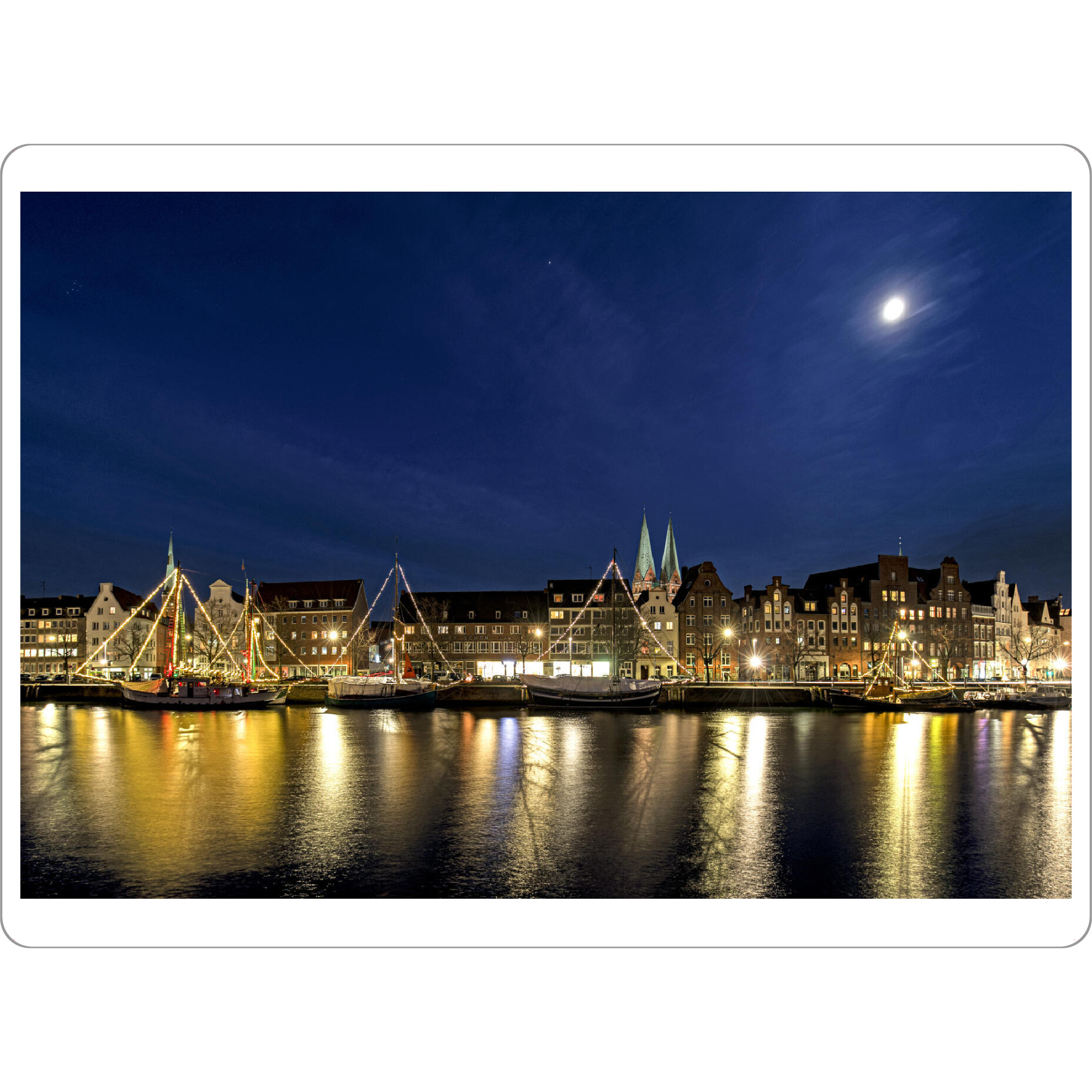 Tischset "Weihnachten in Lübeck" artboxONE - Städte,Reise,Weihnachten