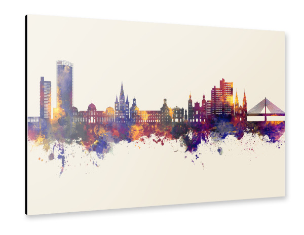 Alu-Dibond "Bonn Germany Skyline Autumn" 30x20 cm artboxONE