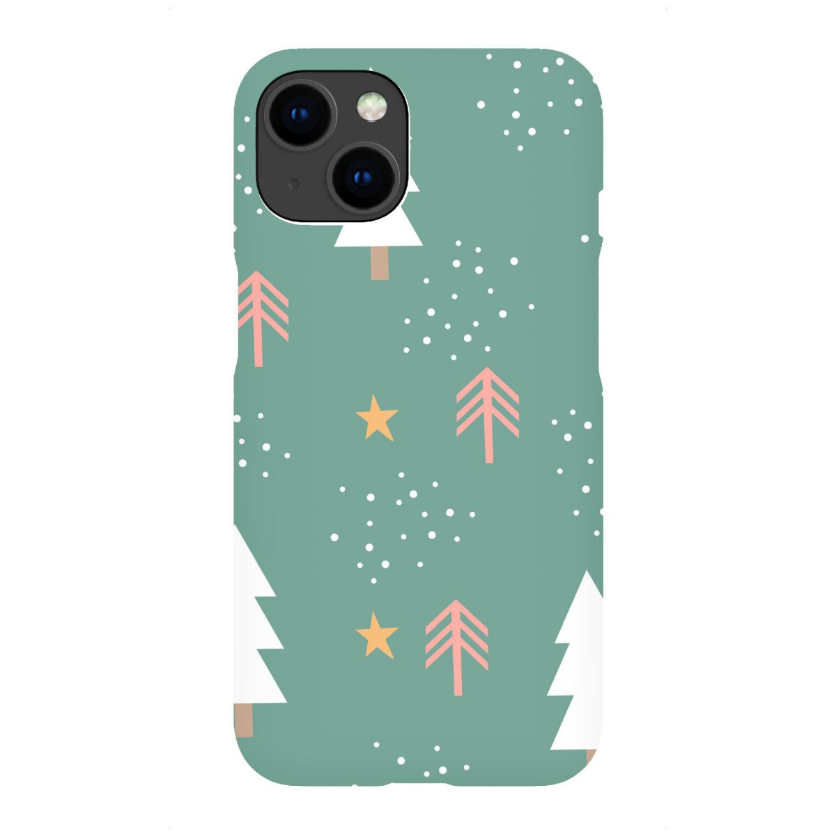 "Grünes Tannen Muster"für iPhone - Premium-Case Handyhülle artboxONE