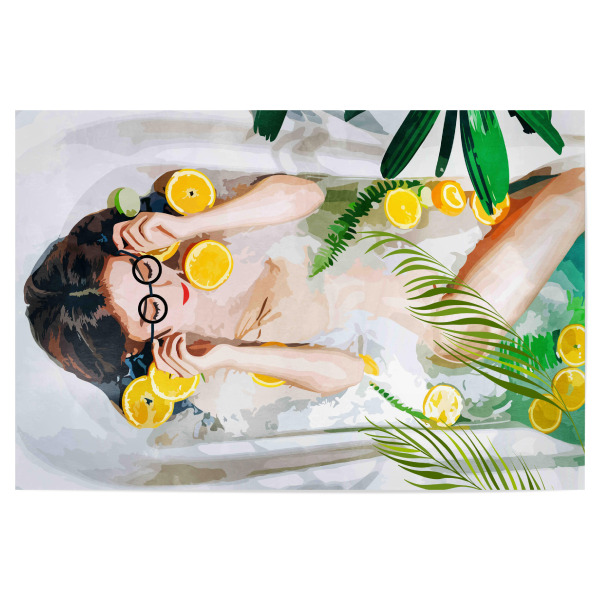 Poster "When All Else Fails, Take a Bath" artboxONE - Menschen