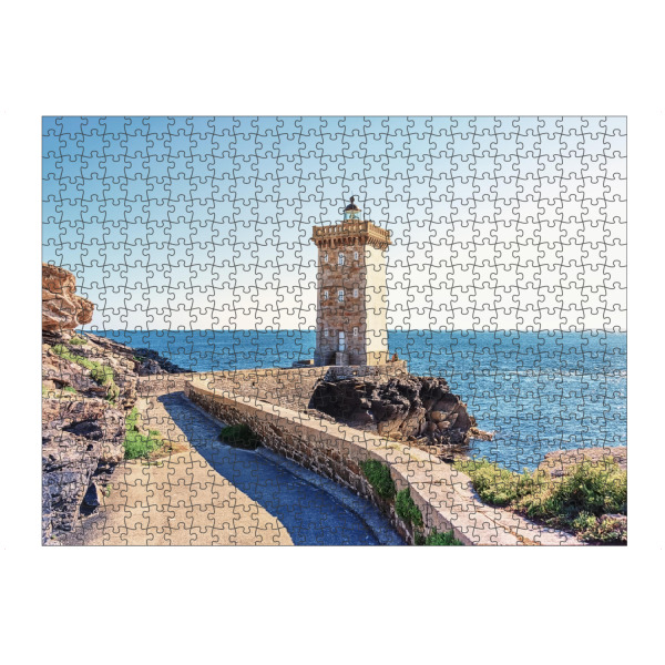Puzzle Ravensburger "Phare de Kermorvan" artboxONE - Natur,Reise,Architektur,Reise / Strand und Meer,Reise / Länder