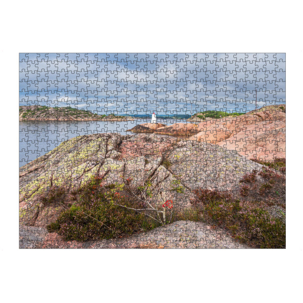 Puzzle Ravensburger "Leuchtfeuer auf Kapelløya" artboxONE - Natur,Reise,Reise / Strand und Meer,Reise / Länder