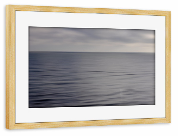 Poster mit Rahmen kiefer "Meerblick am Morgen" artboxONE - Natur,Reise,Reise / Strand und Meer