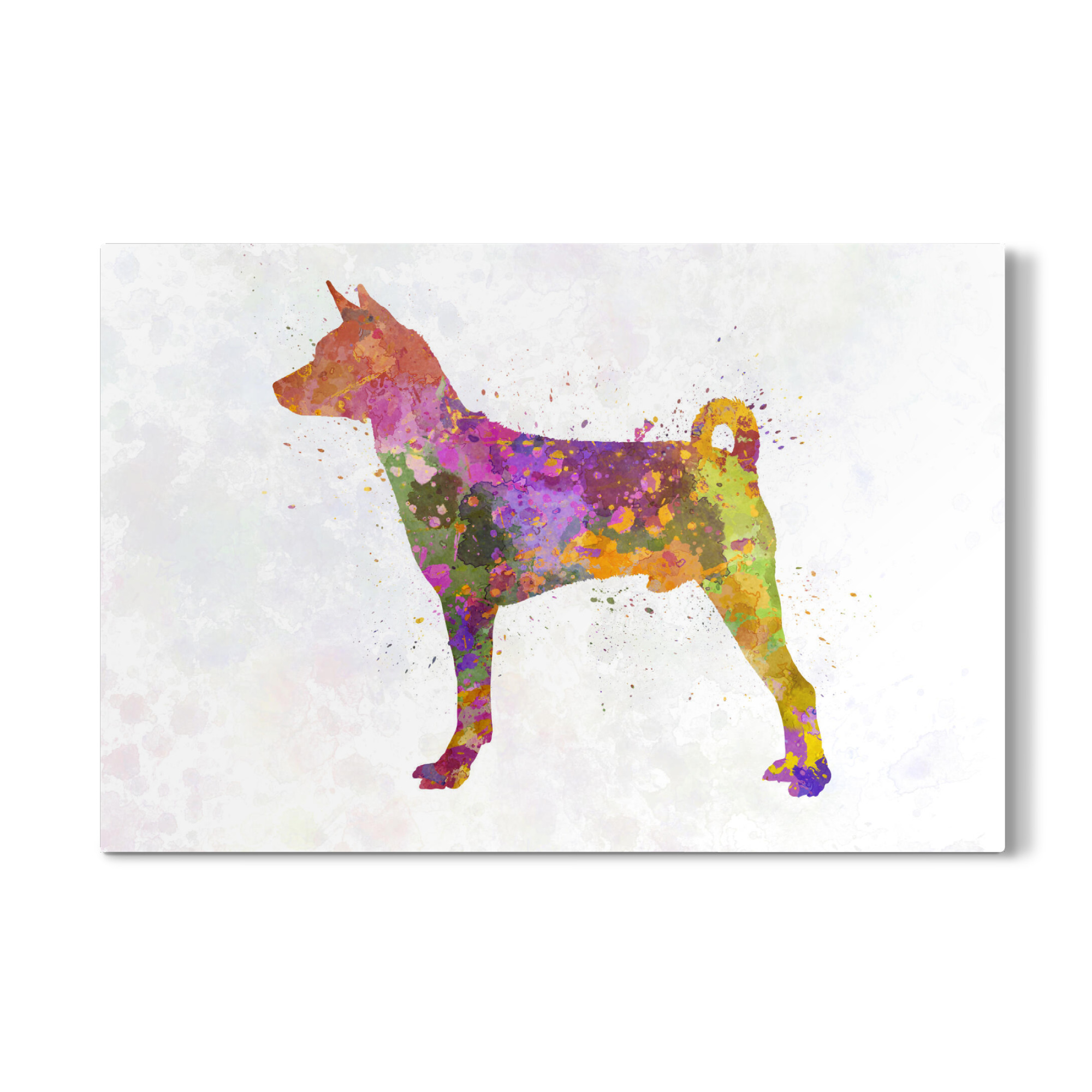 Galerie-Print "Basenji dog in watercolor" 30x20 cm artboxONE