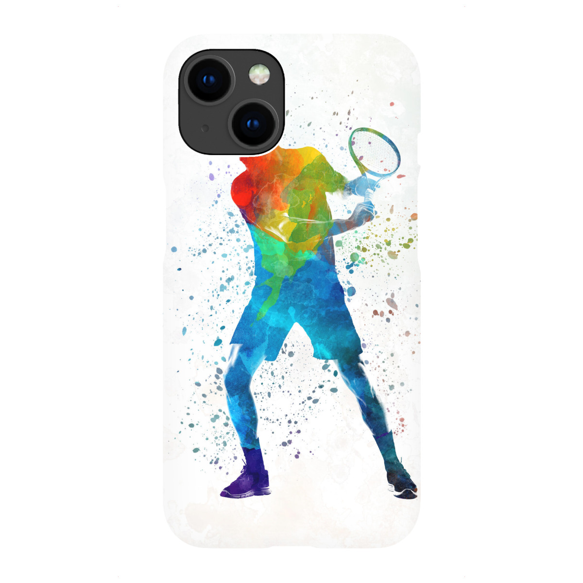 iPhone "Tennis player in watercolor-b" Premium-Case Handyhülle artboxONE