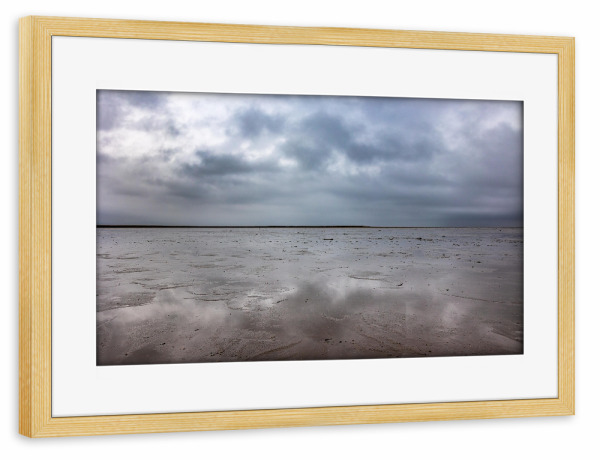 Poster mit Rahmen kiefer "Himmel über dem Meer" artboxONE - Natur,Reise,Reise / Strand und Meer