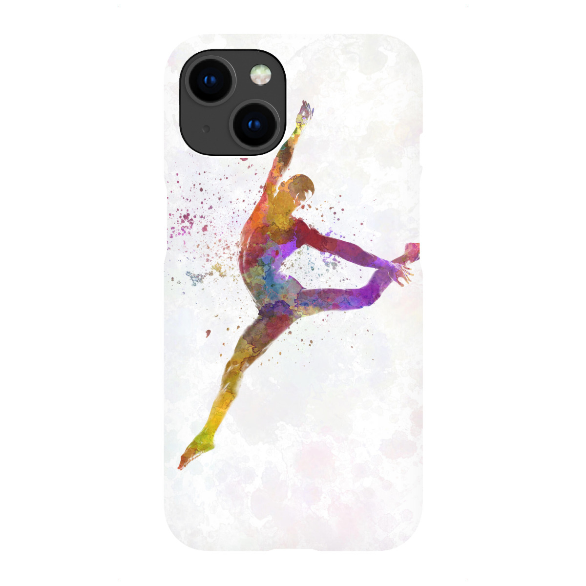 "Contemporary dance watercolor-b"für iPhone - Premium-Case Handyhülle artboxONE