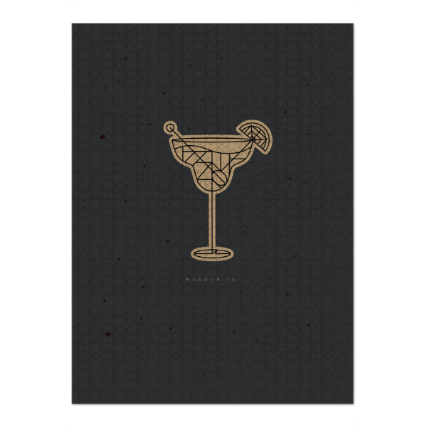 Puzzle Ravensburger "Art deco dirty Margarita dark" artboxONE - Essen & Trinken / Alkohol
