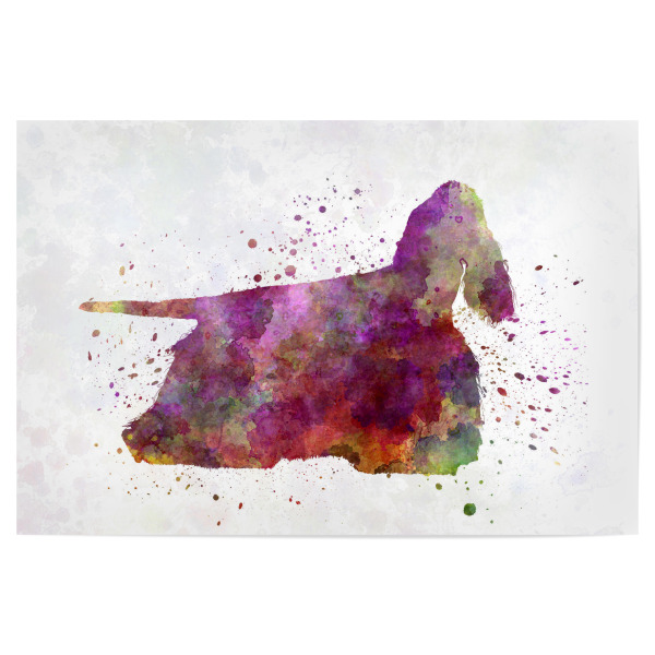 Poster "American Cocker Spaniel" artboxONE - Tiere,Abstrakt - Dog,Pet,Childish,Watercolor,Decorative,Children's decoration,Animal,Animals,Dogs