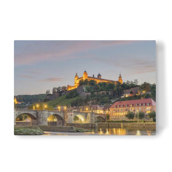 Leinwandbild "Würzburg am Abend" artboxONE - Städte,Reise,Architektur