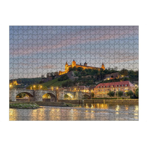 artboxONE Puzzle "Würzburg am Abend" artboxONE - Städte,Reise,Architektur