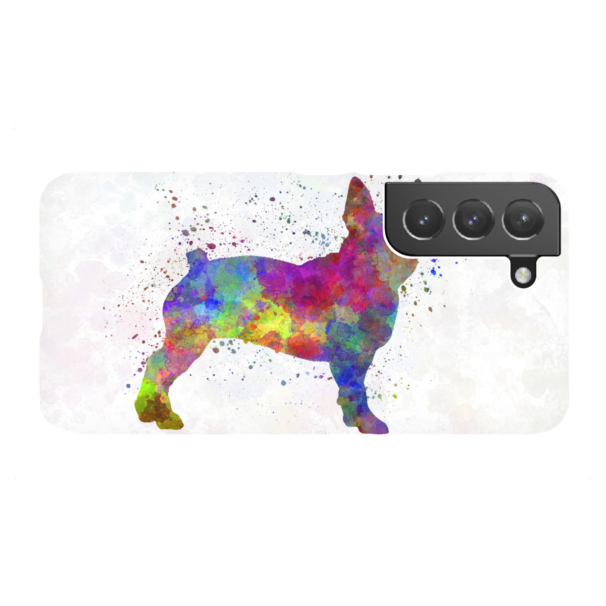 Samsung Galaxy "Boston Terrier in watercolor" Premium-Case Handyhülle artboxONE