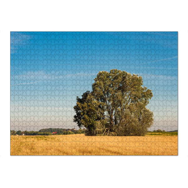 Puzzle Ravensburger "Getreidefeld und Bäume" artboxONE - Natur,Reise
