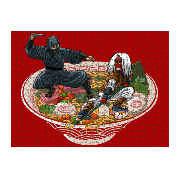 artboxONE Puzzle "Ninjas on Ramen" artboxONE - Städte / Tokio