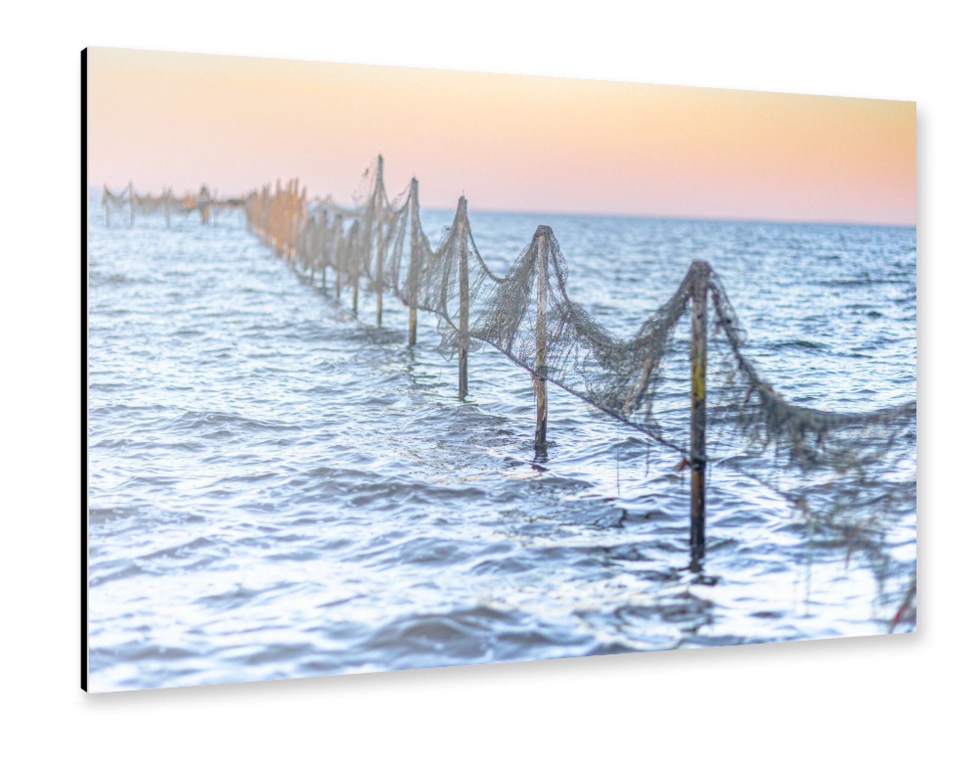 Alu-Dibond "Abend am Haff - Querformat" 30x20 cm artboxONE