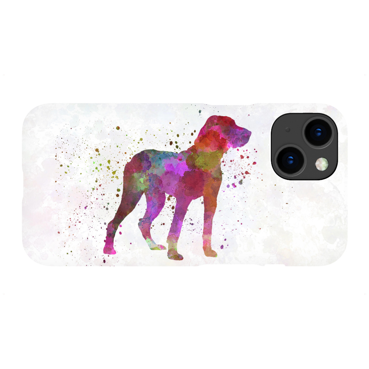 "Pointer Ariège dog in watercolor"für iPhone - Premium-Case Handyhülle artboxONE