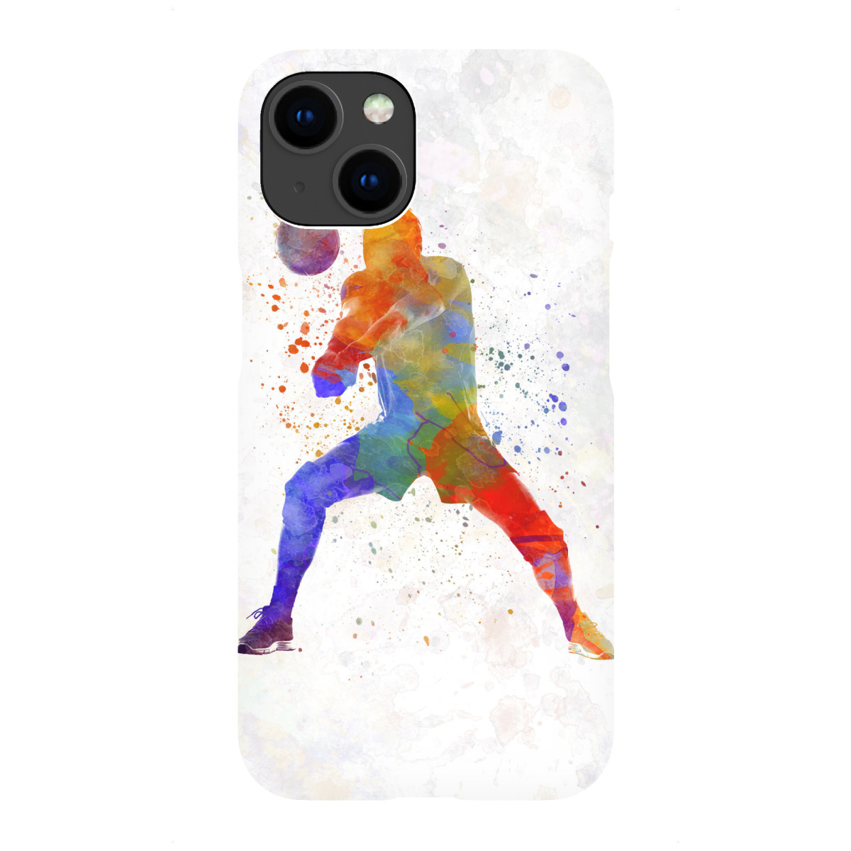 "Watercolor volleyball player-c"für iPhone - Premium-Case Handyhülle artboxONE